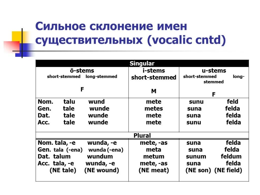 Склонение существительных в английском языке. Склонение существительных в древнеанглийском языке. Сильное склонение имен существительных в древнеанглийском языке.. Тип склонения существительных в древнеанглийском. Просклонять английские слова