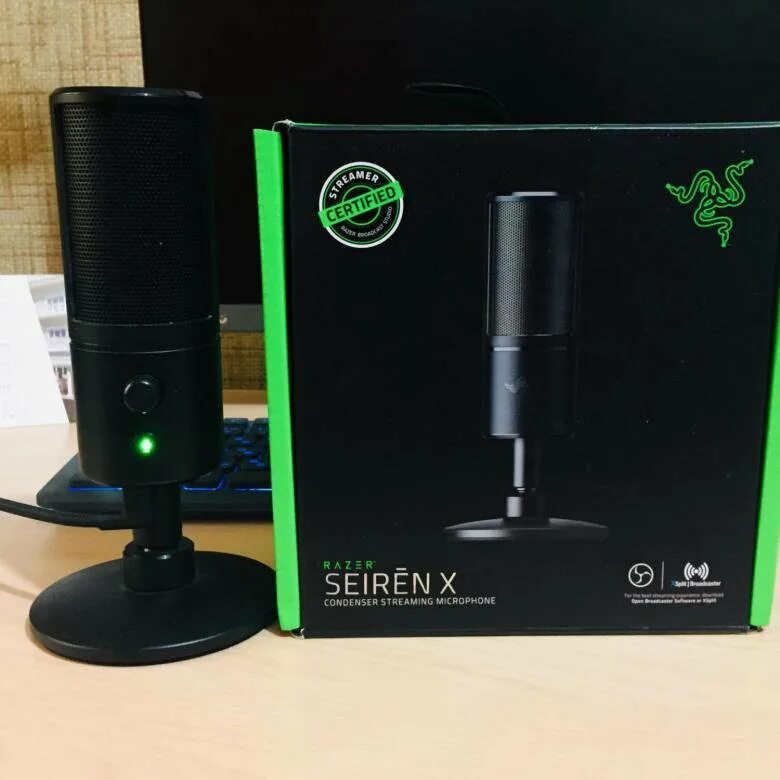 Купить микрофон razer. Razer Serien Mini белый.