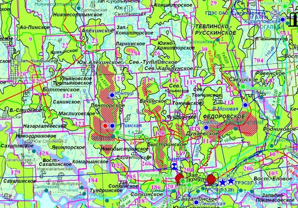 Карта дорог сургутнефтегаз. Карта местророжденийхмао. Карта месторождений ХМАО. Карта месторождений ХМАО на карте. Карта Западно Угутской месторождение ХМАО.