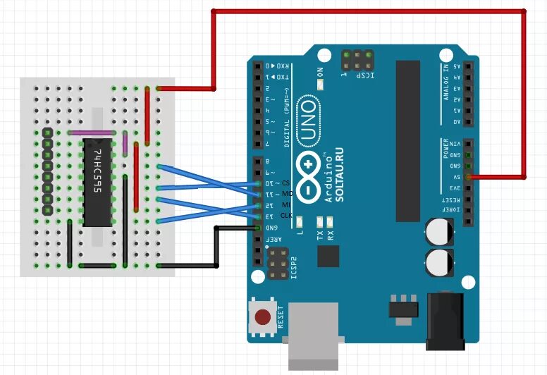 Регистры ардуино. 74hc595 Arduino. Сдвиговый регистр 74hc595 Arduino. Sn74hc125 ардуино. Сдвиговый регистр 74hc595 и семисегментный индикатор ардуино.