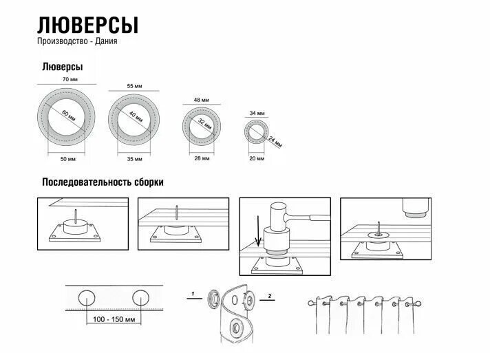 Расстояние между люверсами. Развальцовка люверсов 40мм чертёж. Люверс 35мм чертёж. Люверсы для штор гост9466. Чертеж тента с люверсами.