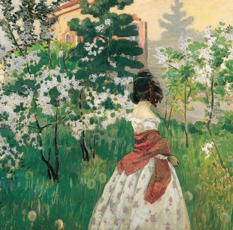 Борисов-Мусатов (1870 – 1905),. Осень к весне ревновать