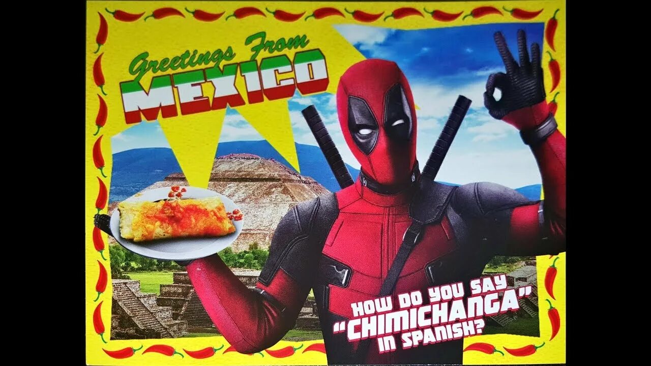 Deadpool art чимичанги. Кожаные чимичанги. Любимая еда дэдпула. Deadpool art чимичанги. Чимичанга марвел.