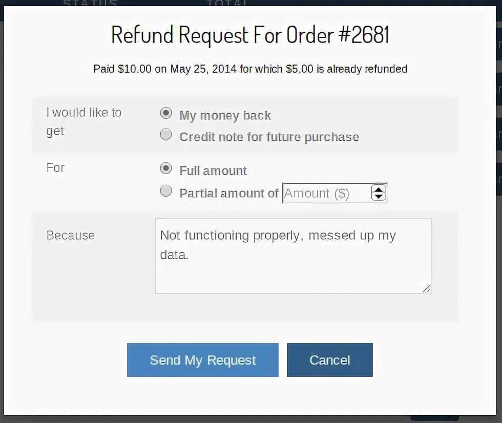 Обучение refund. Refund перевод. Send request группа. Requesting a Full refund.