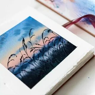 Рисование акварельными
