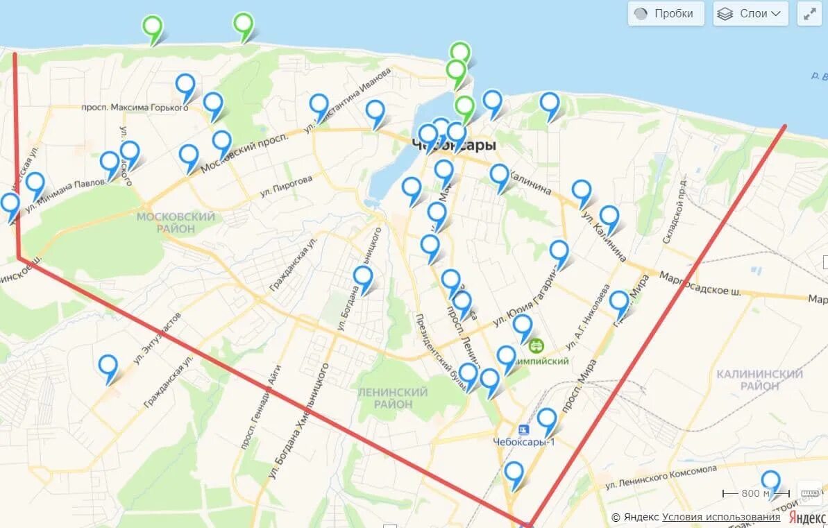Самокат зоны на карте. Парковка электросамокатов карта. Парковки самокатов на карте. Кикшеринг Чебоксары.