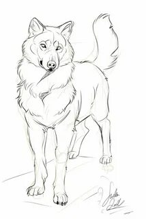 Как нарисовать красного волка легко