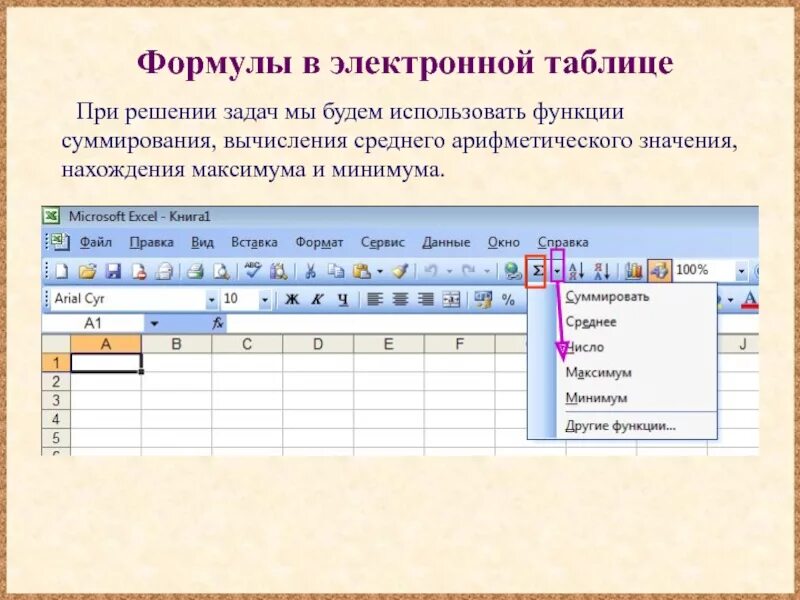 В электронной таблице а1 в4 это обозначения