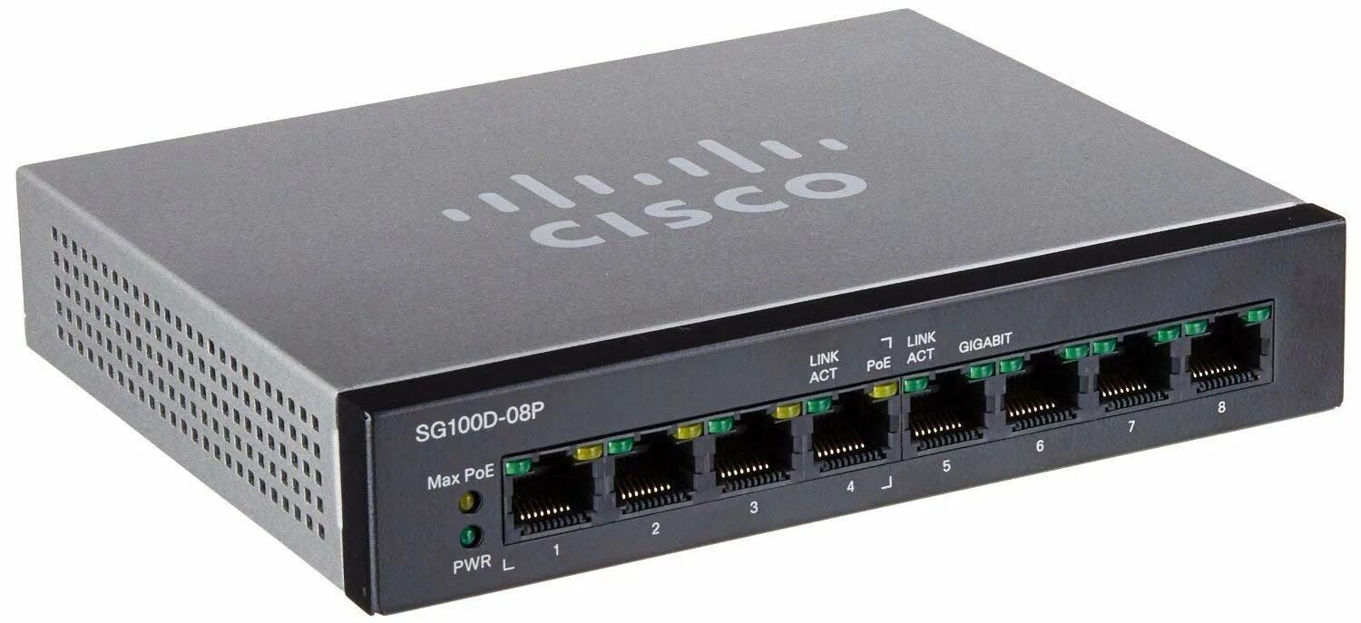 Коммутатор gigabit switch. Cisco sg100d-08p. коммутатор cisco sf100d-08. cisco poe switch 8 port. cisco sg100d-08.