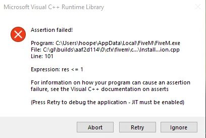 Microsoft visual c runtime при запуске игры