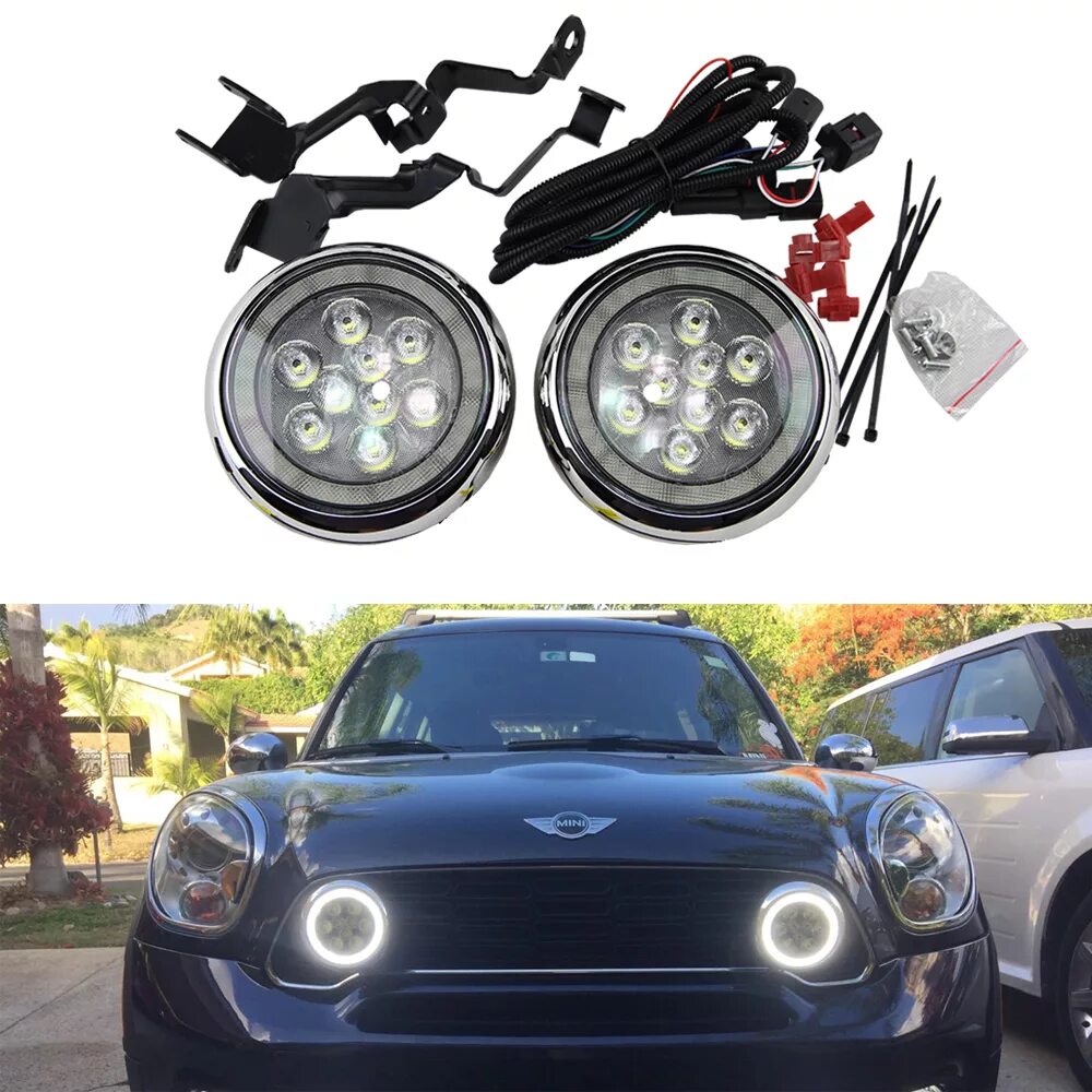 Фары mini cooper. Доп фары на Mini r56. Фара Mini Cooper r56. Led ПТФ Mini r56. Led фары дальнего света Mini Cooper r56.