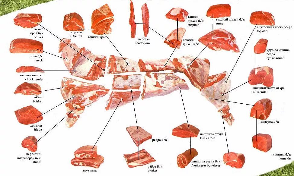 Часть говядины для шашлыка. Части туши коровы схема. Разделка мяса говядины схема. Говядина схема разруба говяжьей туши. Классическая схема разруба говяжьей туши.