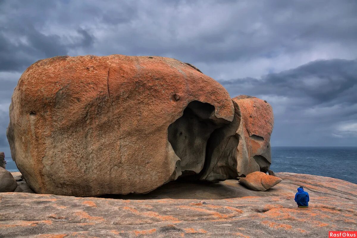 Остров кенгуру в Австралии. Странные скалы. Остров скала. Гранитный остров Австралия.