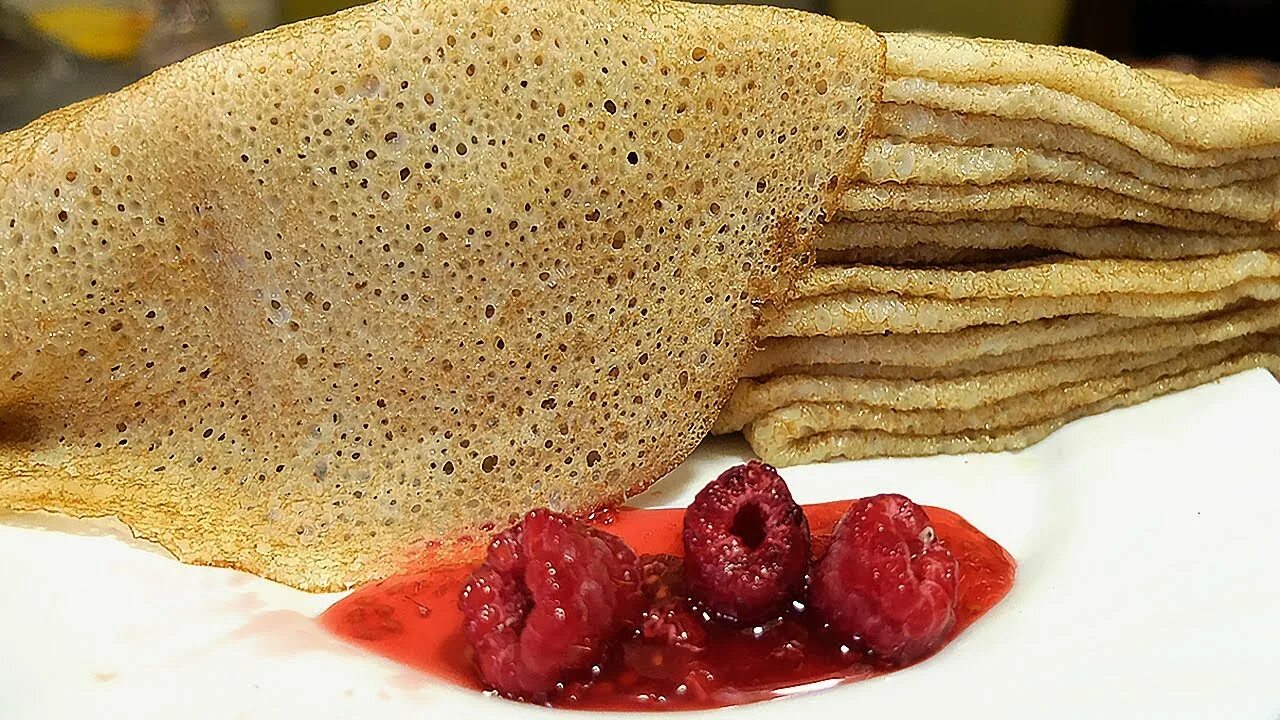 Лучший рецепт блинчиков с дырочками