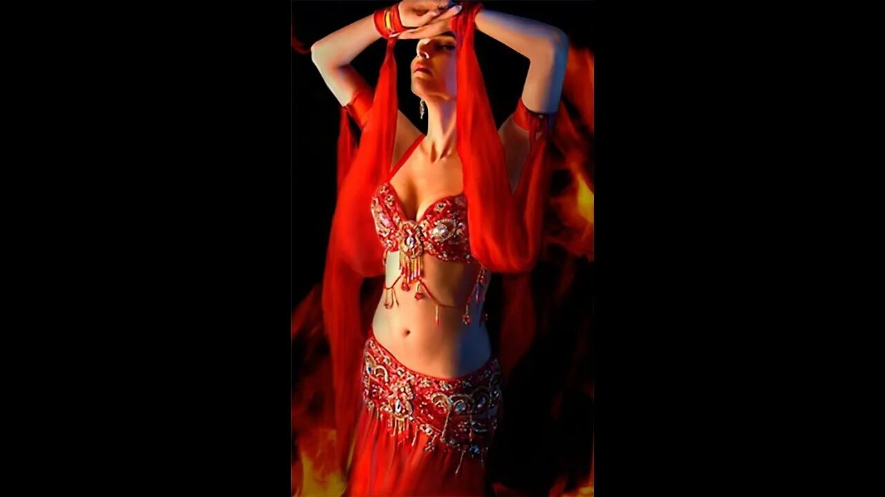Arabic dancing girl