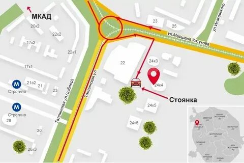 Строгино москва маршрут