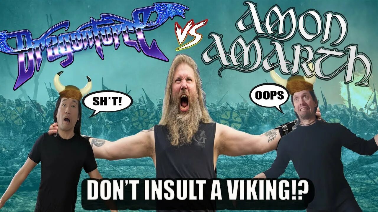 DRAGONFORCE - Warp Speed Warriors. Put your back into the Oar Amon Amarth. Sam Totman.