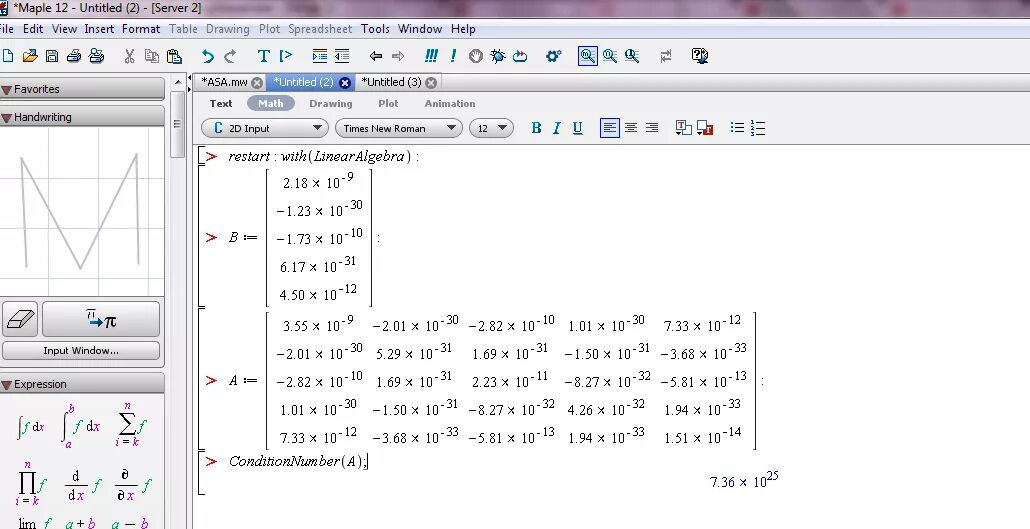 Программы решающие алгебру. Решение уравнений в Maple. Maple решение Слау. Системы алгебраических линейных уравнений Maple. Решение нелинейных уравнений в Maple.