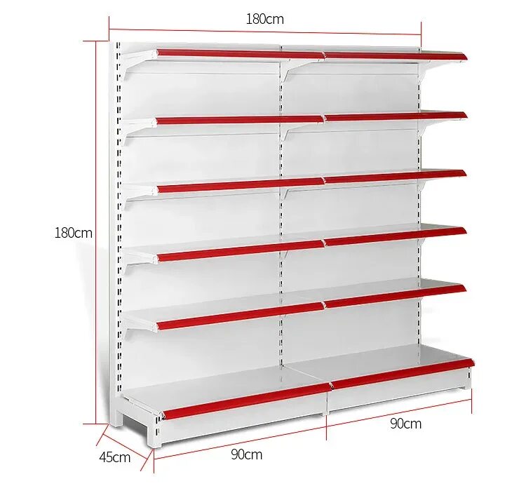 Стеллаж торговый be shelf40 s80 (w=400; h=1900; 7021; 5*40). Стеллаж торговый металлический. Размеры стеллажей для магазина. Полки для продуктового магазина.