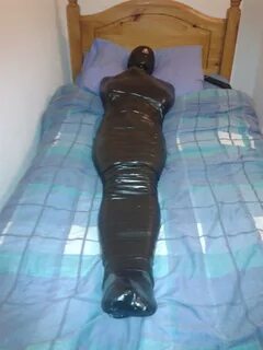 Me tightly mummified in electrical tape years ago.