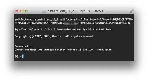 Sqlplus