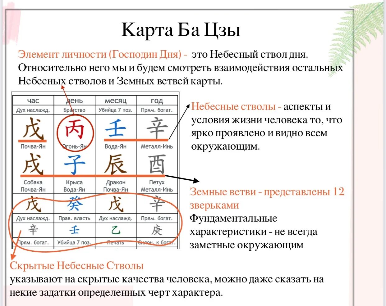 Бацзы с расшифровкой и описанием. Таблица ба Цзы расшифровка. Карта Бацзы с расшифровкой. Ба Цзы элементы. Стихии Бацзы.