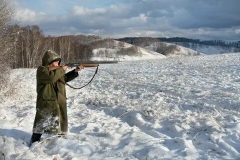Ружье зима