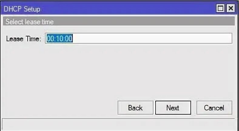 Dhcp lease time. Dhcp lease time