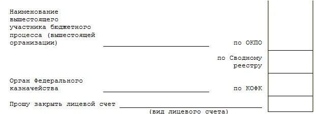 Заявление на закрытие лицевых счетов. Заявка на закрытие лицевого счета. Заявление на закрытие лицевого счета. Письмо о закрытии лицевого счета. Реквизиты заявление на открытие лицевого счета.