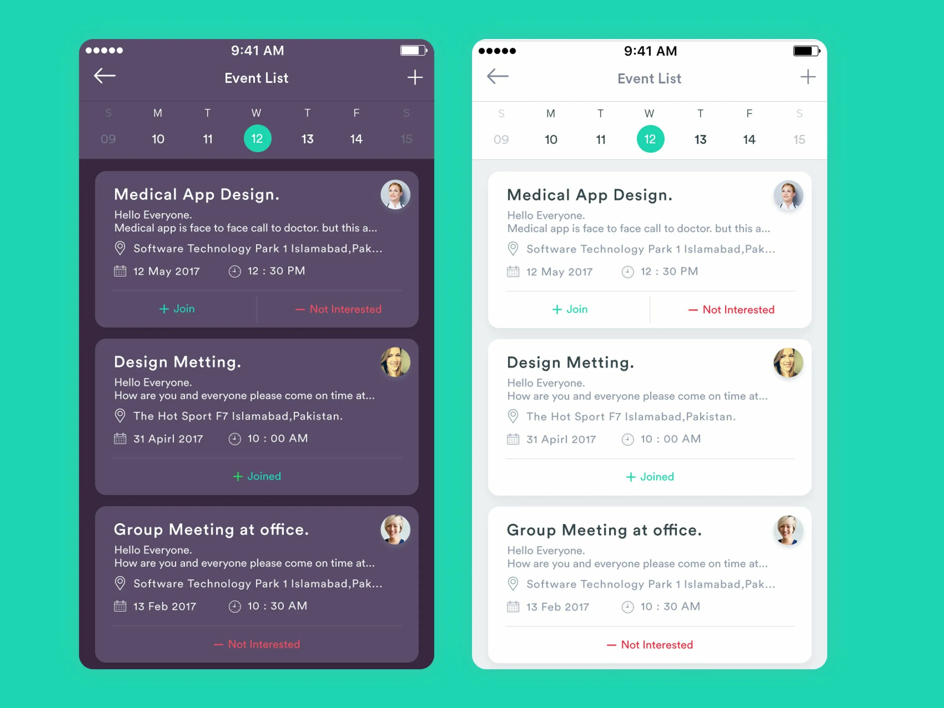 List the events. Events list. список ui. event mobilities. uno mobile ивент лепестки.