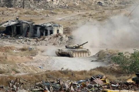 Видео боев танков в сирии