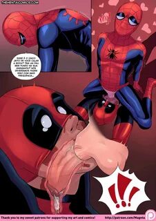 Deadpool and spiderman porn