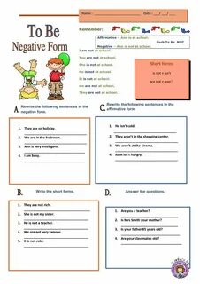 To be positive exercises