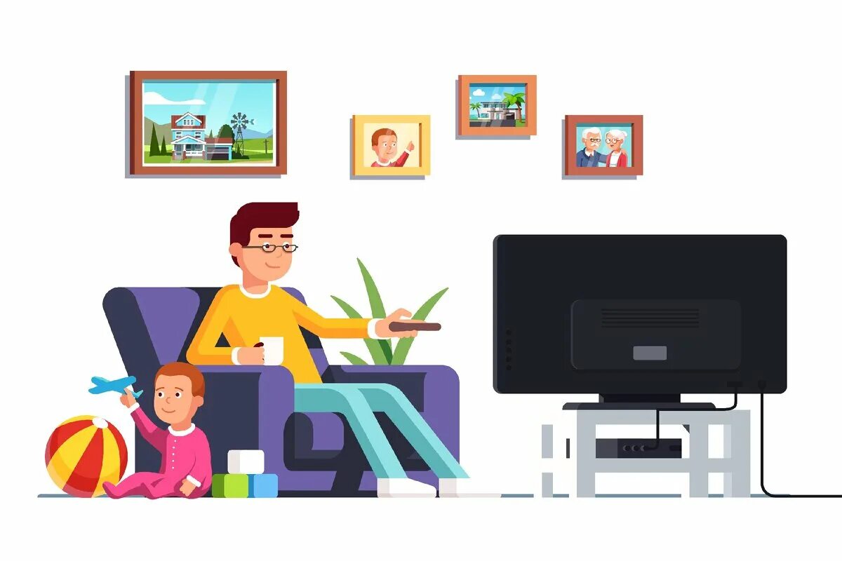Интернет телевизор и картины. Человек смотрит телевизор. Дети с родителями смотрят телевизор. We watch TV для детей.