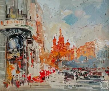 Масло холст петербург