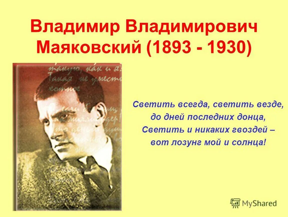 Судьба поэта маяковского. Поэты 20 века Маяковский.