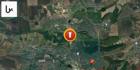 Сосновка лнр на карте