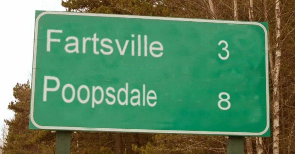 Name replace. Funny names. names of places. places with strange names. hell, michigan.
