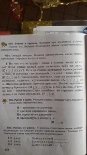 Подчеркни имена существительные определи их число