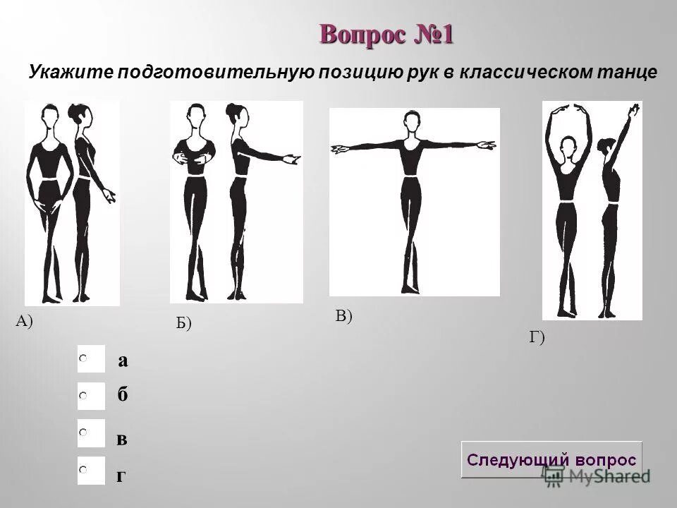 Вторая позиция рук