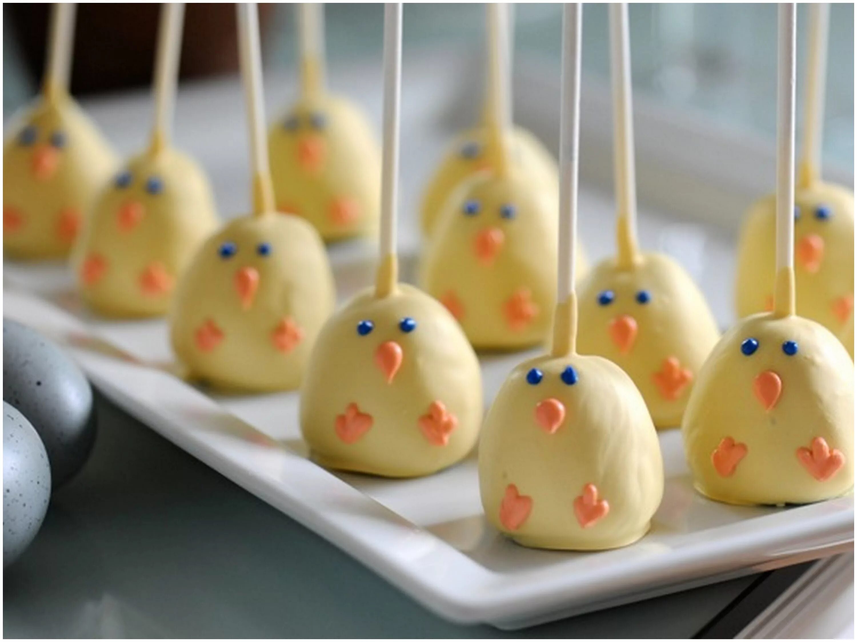 Цыплята из зефира