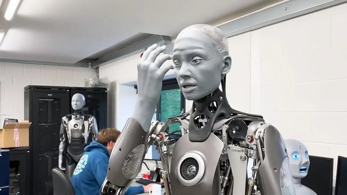 Robot stop. Robot stop