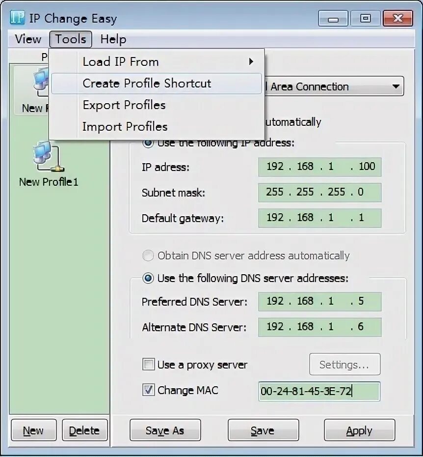 Easy changes. IP. Ip changer