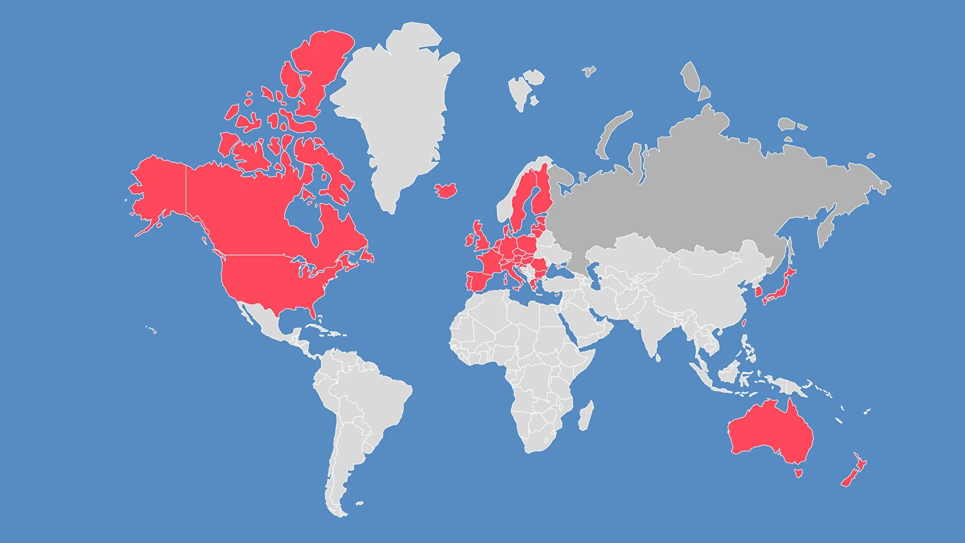Страна изолирована. Страны против России на карте. Карта стран ппнтив России. Карта стран санкции против РФ.