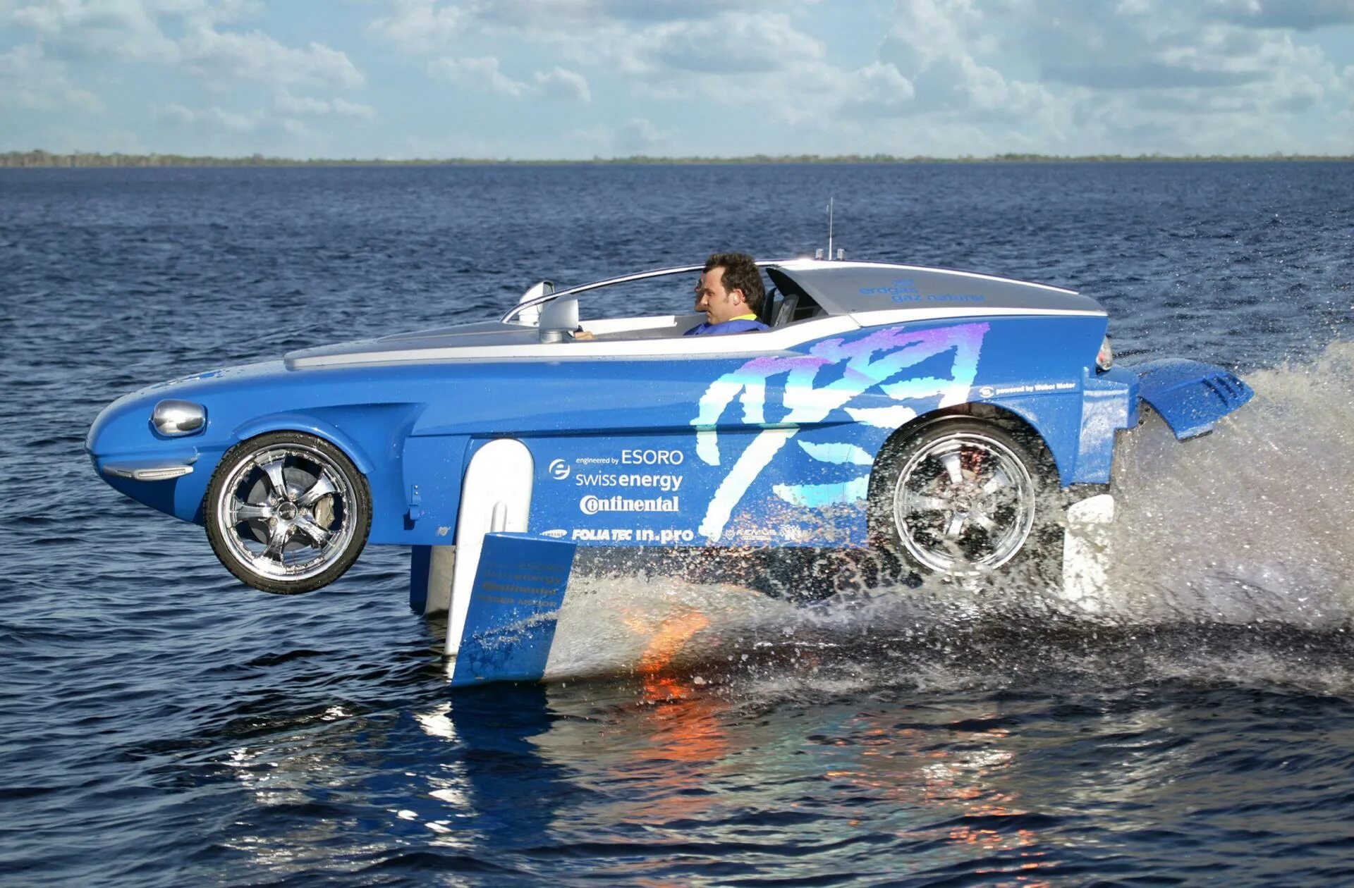 Rinspeed амфибия. Rinspeed Splash. БМВ амфибия. 2004 Rinspeed Splash Concept.