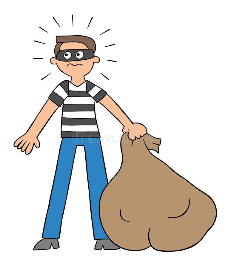 To be in the sack. Грабитель мультяшный. girl in a sack.