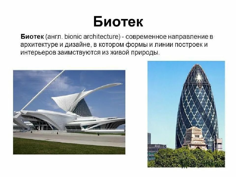 Современный описание