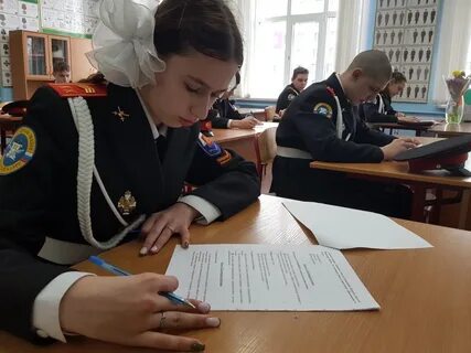 Кадетский экзамен в 8 классе