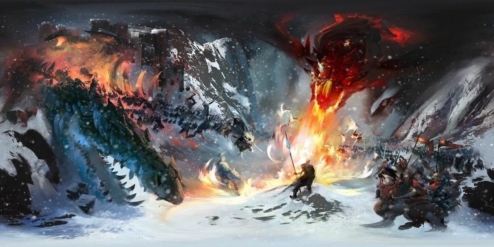 Ice and fire версии. Драконы огонь и лед. Дейенерис таргариен и король ночи. 5. Мод огонь и пламя.