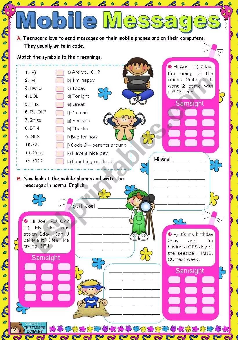 Writing short messages. Sms english worksheets. смс a worksheets. worksheets сокращения в английском. messages in english.